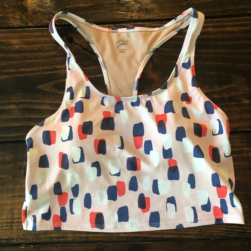 Kortni Jeane NWOT razor back top